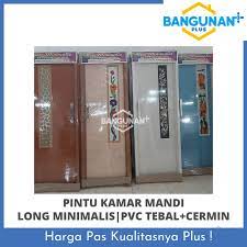 Berikut inspirasi gambar pintu kamar mandi yang modern dan terbaru. Jual Pintu Kamar Mandi Pvc Tebal Long Minimalis Kanan Kiri Kab Karawang Bangunan Plus Tokopedia