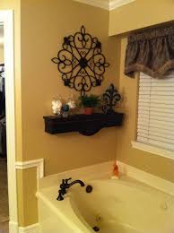 How to decorate a garden tub. Decorative Shelf Above Bath Tub Bathtub Decor Home Decor Garden Tub Decorating