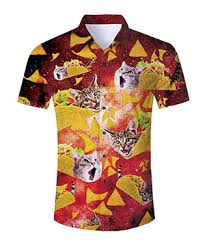 Hilo hattie has the largest selection of men's hawaiian shirts. Short Sleeve Button Down Shirts For Men Who Love Cats Meow As Fluff