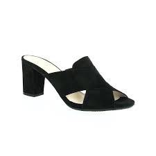 Les mules femme sont le symbole des pieds qui se libèrent. Mule A Talons En Grande Taille Pour Femmes 42 43 44 45 Soka Noir De Shoesissime