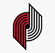 Gives the look of a black trailblazer with a red logo coming through. Corrected Trailblazers Logo Portland Trail Blazers Artwork Hd Png Download Transparent Png Image Pngitem