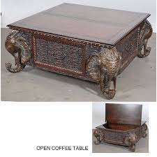 Elephant Coconut Coffee Table Elephant Home Decor Elephant Decor Elephant Table