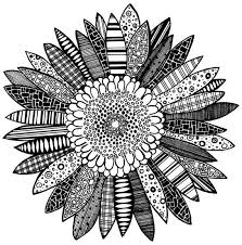 Abstract Black And White Flower Art Pin By Jessica Cantley On Tattoo Inspiration Sunflower Drawing Abstract Flowers Print Abstract Flower Tattoos