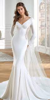Sweetheart, with long or short sleeves, high neck, low back and so on. Pin On Mermaid Wedding Dresses