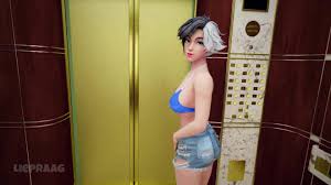 Luna Snow - Only Way To Kill Time When Youre Stuck In The Elevator With a  Hottie