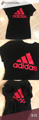 Black And Red Adidas T Shirt Black Adidas Originals Short Sleeve T Shirt Black Adidas Originals Red Logo Short Sleeve T Shirt The Go To Tee Wo Adidas Tops Adidas Originals Adidas Women