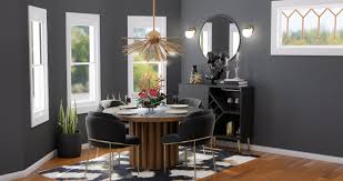 Sitting atop a suitably crafted curved base, is a supple leather, wrapped seat and back. Get Inspiration From A Gatsby Inspired Art Deco Dining Room Design By Spacejoy