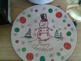 Christmas Plate Done With Sharpies Getting My Craft On Family Christmas Crafts Christmas Party Crafts Christmas Eve Plate