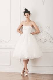 Polka Dot Ballerina Length Dress With Fitted Waist Henry Roth Style Zoetoo Dresses Kleinfeld Bridal Bride Dress