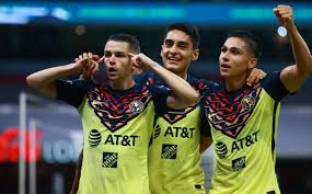 Club america faces necaxa in a liga mx match at the estadio azteca in mexico city, mexico, on saturday, april 3, 2021 (4/3/21). Jxj2af7sf Mbbm
