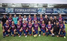 4 0 Win For Barca Legends In Cali Colombia