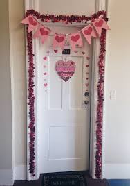 Valentine S Day Dorm Door Decoration Ideas Pink And Red Hearts Cute Dorm Decor Front Door Cheap Dorm Door Bedroom Door Decorations Door Decorations College