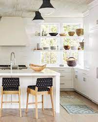 Astonishing lights for over kitchen sink ideas for home. Kitchen Trend Open Shelving In Front Of Windows Becki Owens