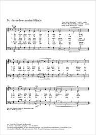 1.so nimm denn meine hände. Julius Abel So Nimm Denn Meine Hande Partitur Carus Verlag