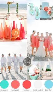 Inspirational Beach Wedding Ideas Shades Of Coral Turquoise Beach Wedding Turquoise Beach Wedding Coral Beach Wedding Decorations