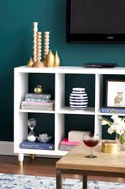 Marvelous ikea low bookcase design for tv stand using black. 40 Ikea Kallax Shelf Decor Ideas And Hacks You Ll Like Digsdigs