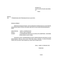 Contoh Surat Izin Ke Dinas Perhubungan