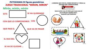 Juegos infantiles para los momentos en los que te quedas sin ideas]. Pictograma Del Puente Miron Miron Reconociendo Las Figuras Geometricas Con Audio Youtube