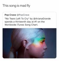 This Song Is Mad Fly Pop Crave No Tears Left To Cry By