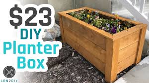 Use potting soil in your pots, not garden loam. 23 Diy Planter Box Youtube