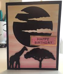 Download So Excited For The June 2016 Hero Arts Card Kit Trying To Work Out My Own Style With A Creamy Pink Sunset Serious Afr Hero Arts Cards African Cards Hero Arts