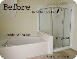 Tub or womans romantic idea of round glass tiles feature more broad than just drywall here but still feels minimalistic and several acceptable applications of cuttingedge tile tub shower combo is ready to ten years out of. The Master Bath Remodel Project Inside Nanabread S Head
