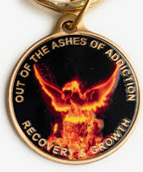 From the ashes, i rise! Out Of The Ashes Of Addiction Color Phoenix Rising From Flames Sobriet Recoverychip