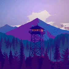 Hd wallpaper mountains silhouette minimal sunset. Firewatch At Night Wallpaper Engine Download Wallpaper Engine Wallpapers Free