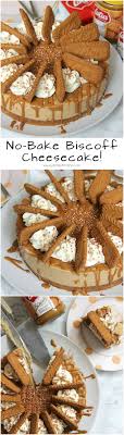 No Bake Biscoff Cheesecake A Delicious Biscoff Cheesecake With A Lotus Base Sprinkled With More Biscuits And Whipped Cr Baking Cake Recipes Sweet Recipes
