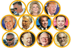 The billionaires club is full of possible medical school donors ...