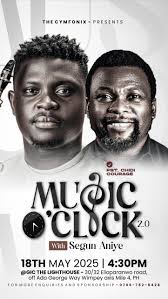 The worded and grace-filled resident pastor of Gateway International Church  Choba satellite Pastor Chidi Courage will be LIVE at Music O’Clock