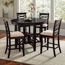 Dining Room Furniture Americana Ii 5 Pc Counter Height Dinette 400 American Signature Fu Rug For Round Dining Table Dining Room Rug Size Round Dining Table