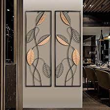Even sun and moon metal decoration is usually presented in living room and bedroom to give elegant appearance. Amazon Com Metal Wood Wall Panel Decor Black Metal Wall Art Panel Art Rectangular Wall Sculpture Metal Wall Panel Metal Wall Art Panels Black Metal Wall Art