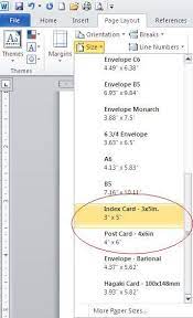 To choose one of the online templates, type the words business card into the search bar and press the enter key. Solution How Would You Print Index Cards In Word Index Cards Template Word Index Card Ideas