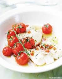 Paves De Cabillaud Sauce Vierge Branches De Tomates Grillees Pour 6 Personnes Recettes Elle A Table Recette Recettes De Cuisine Sauce Vierge Tomates Grillees