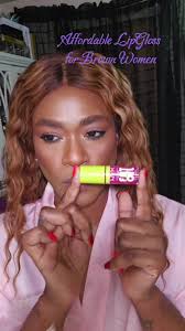 Perfect lipgloss for women of color @NYX Professional Makeup missed call  #lipcombotutorial