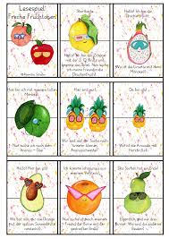 Kahla/thüringen porzellan gmbh rezepte themenwelt „freche früchtchen. Lesespiel Freche Fruchtchen Ab 2 Klasse Unterrichtsmaterial Im Fach Deutsch Lesespiele Lesen Fruchtchen