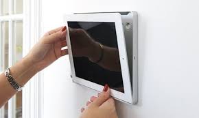 Eve Design Wall Mount For Ipad Ipod Touch In Aluminium Ipad Wall Mount Ipad Mount Tablet Wall Mount