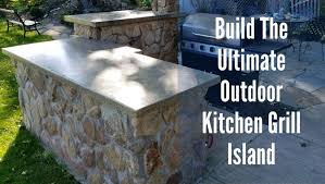 To build a outdoor kitchen island. Build The Ultimate Outdoor Kitchen Grill Island Backyard Water Garden