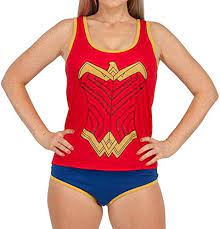 Amazon.com: Underoos Wonder Woman DOJ DC Comics Juniors Girls Tank  Underwear Set (X-Large) Red : Clothing, Shoes & Jewelry