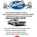 PALATINE CULVERS SUMMER CAR SHOW SERIES