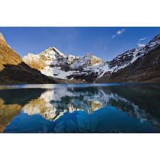 lake mcarthur and mount biddle at sunset yoho national park british columbia canvas art yoho national park british columbia yoho national park national parks
