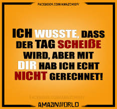 Ich Wusste Das Der Tag Scheisse Wird Aber Mit Dir Hab Ich Echt Nicht Gerechnet Amazinworld