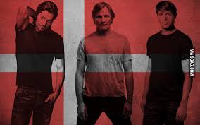 Nikolaj Coster-Waldau [Jaime Lannister], Viggo Mortensen [Aragorn] and Mads  Mikkelsen [Hannibal] ; too much Danemark. - 9GAG