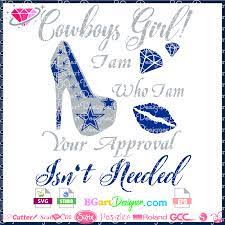 Download Lllá…dallas Cowboys Girls Heel Bgartdesigner The Best Cut Files Cricut