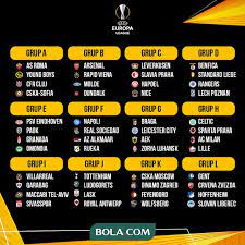 Populer liga primer bundesliga serie a laliga ligue 1 eredivisie super liga liga primer liga primer premiership pro liga liga champions liga europa kualifikasi pd eropa. Jadwal Lengkap Pertandingan Fase Grup Liga Europa Dari 22 Oktober Hingga 10 Desember 2020 Dunia Bola Com