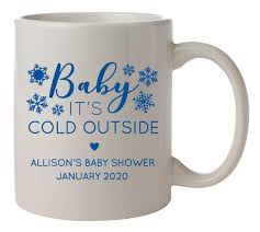 Baby Its Cold Outside Bulk Baby Shower Mugs Personalized Baby Shower Favors Factory21 Party Favors