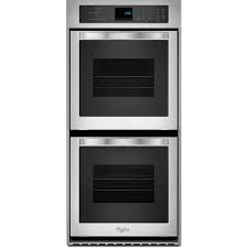 Whirlpool Wod51es4es 24 Inch Stainless Double Electric Wall Oven Walmart Com