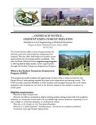 Today's top 109 part time senior jobs in boise, idaho, united states. Outreach Notice Student Employment Bulletin Student In Civil Engineering Or Related Discipline