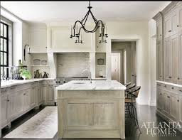 Our Perfect Washed Grey Oak Cabinets White Granite Counters Dark Floors Kitchen Inspirations Kitchen Design Oak Kitchen